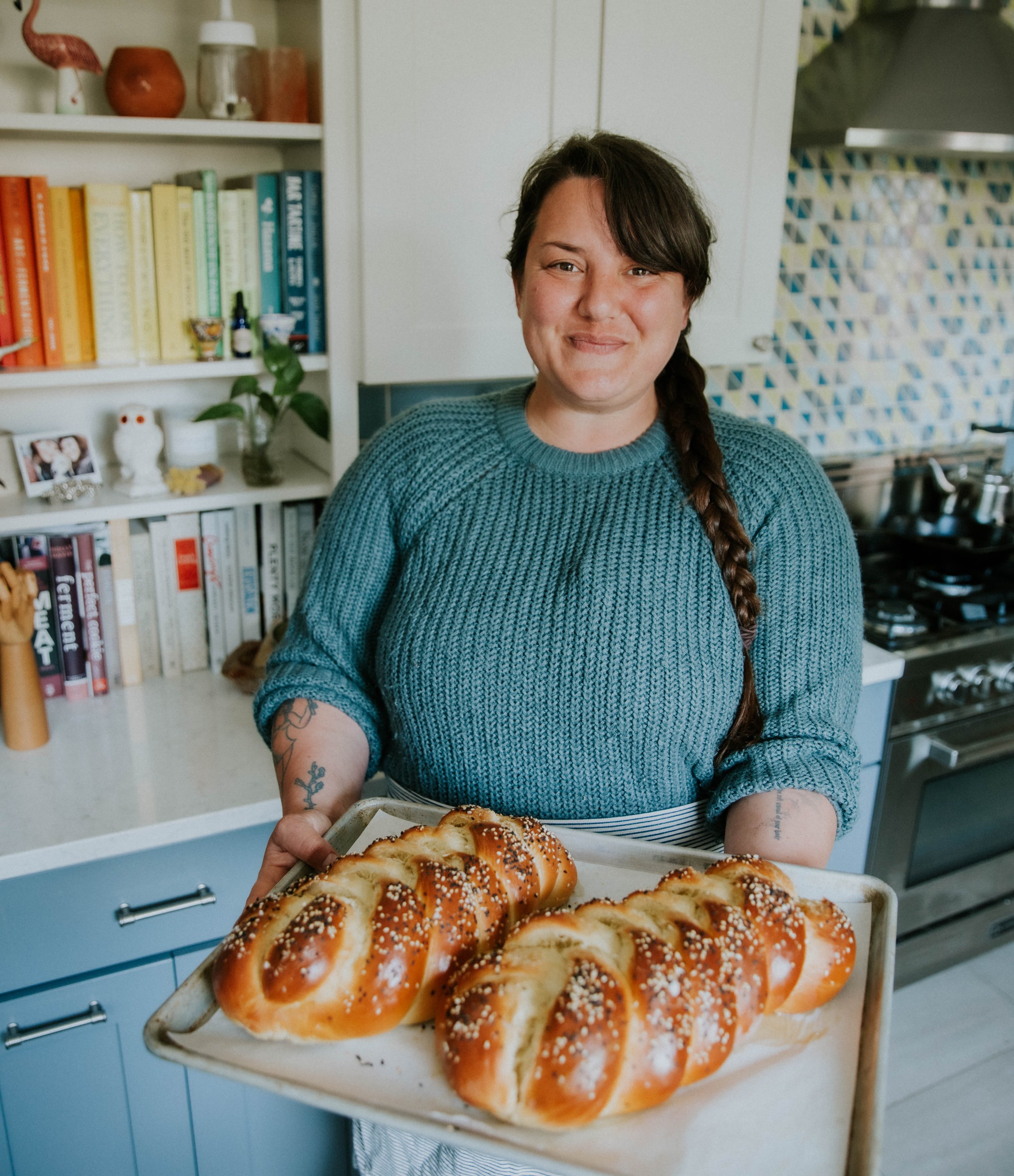 Risa Lichtman - A holiday challah - private cheffing and takeaway meals in Portland, Oregon - Lepage Food and Drinks. 